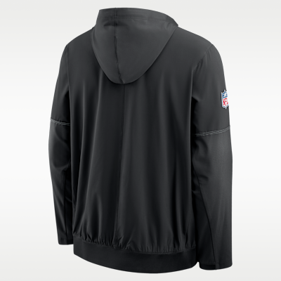 Las Vegas Raiders Sideline Anorak Men's Nike NFL 1/2-Zip Hooded